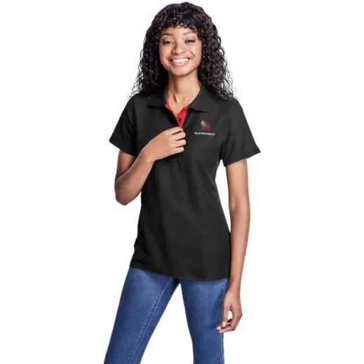 Ladies Solo Golf Shirt Main Red